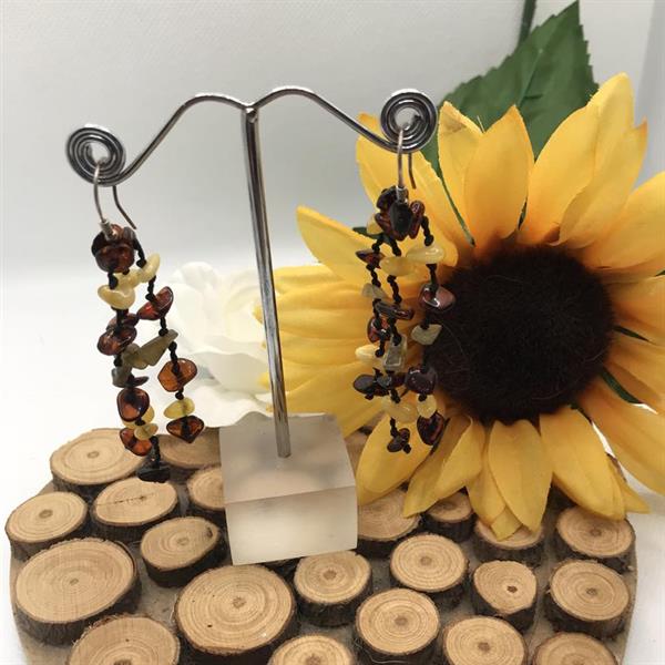 Amber Chips Earrings