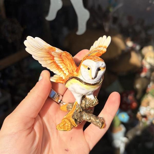 Brown Owl Trinket Box