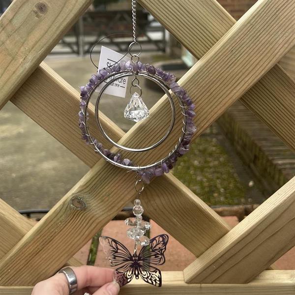 Amethyst butterfly