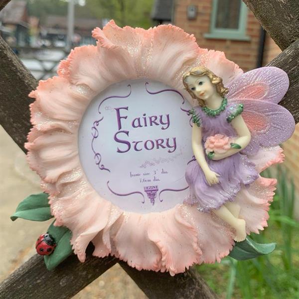 Fairy Story Pink Circle Frame