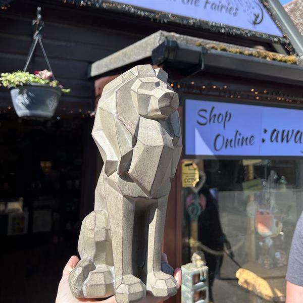 Geometric Lion Ornament