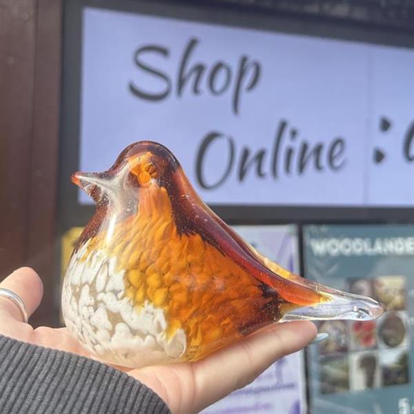 Glass Bird Ornament
