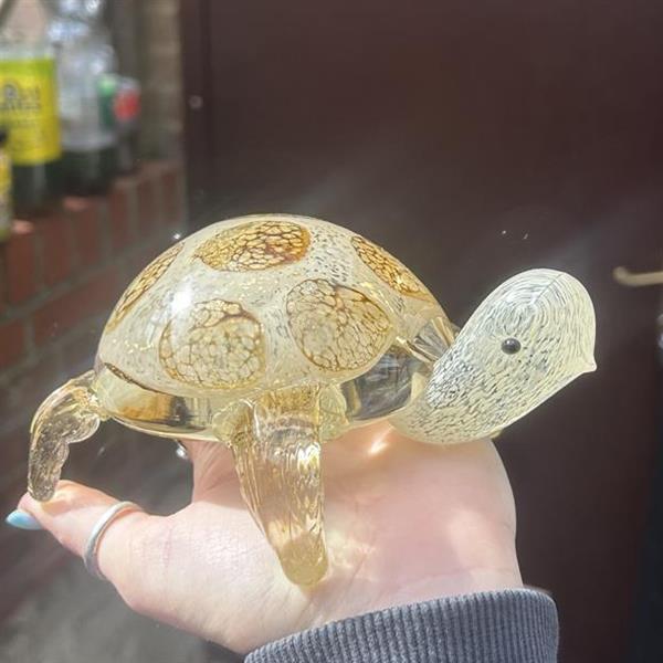 Glass Tortoise Ornaments