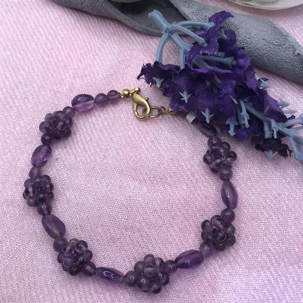 Gold/Amethyst Bracelet