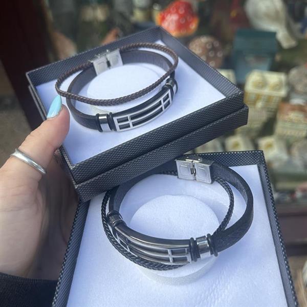 Leather Mens Bracelet