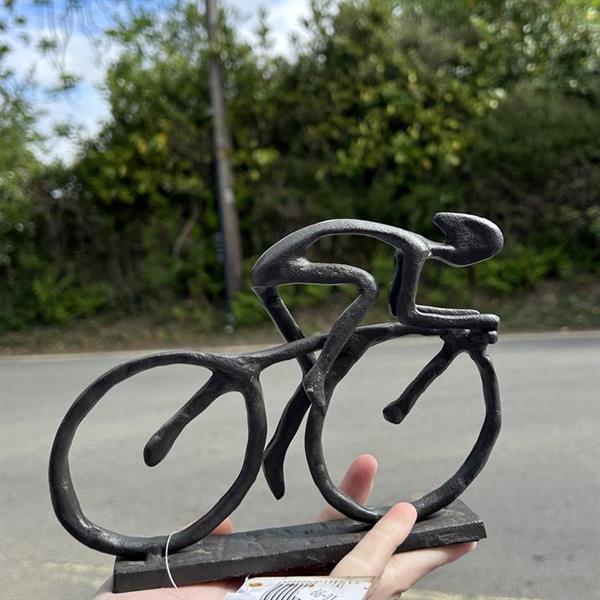 Metal Man on Bike