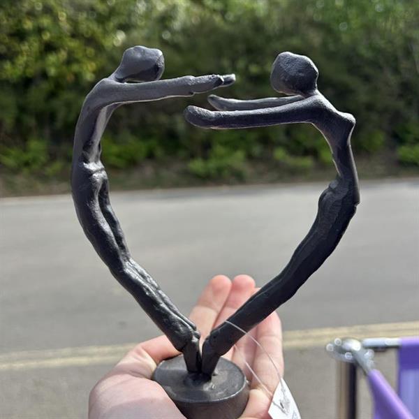 Heart Couple Ornament