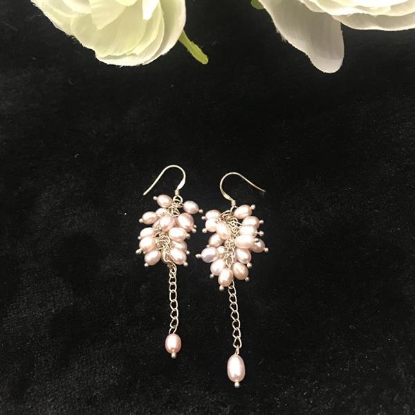 Pearl Long Drop Earrings