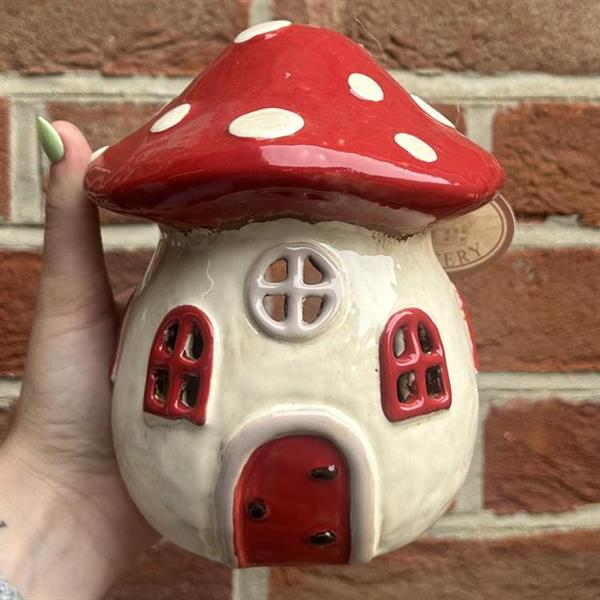 Mushroom House Tea Light