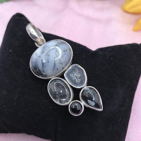 Silver and Black Onyx Pendant