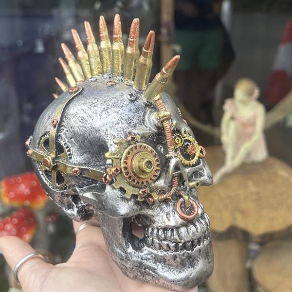 Steampunk Bullet Skull