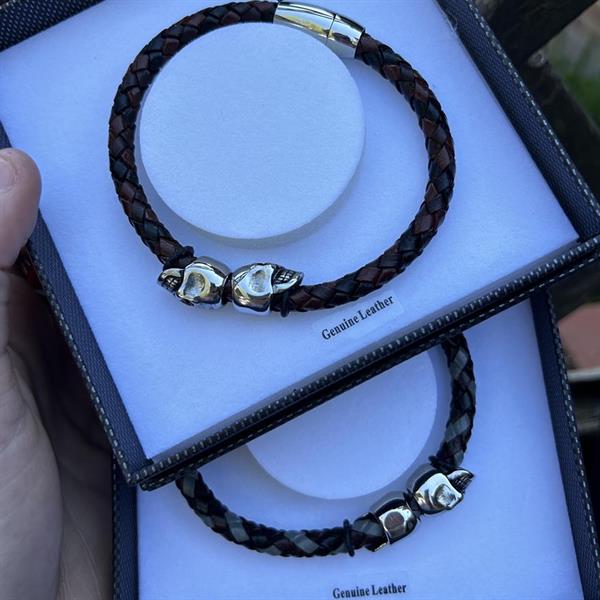 Mens Skull Bracelet