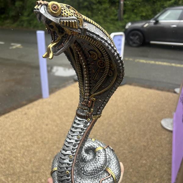 Steampunk Snake Ornament