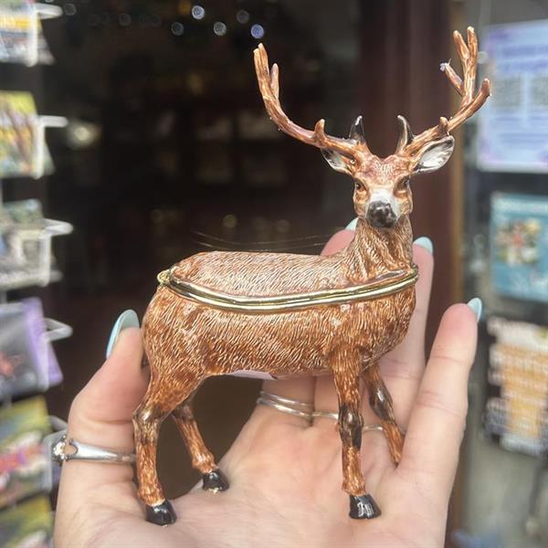 Red Deer Stag Trinket Box