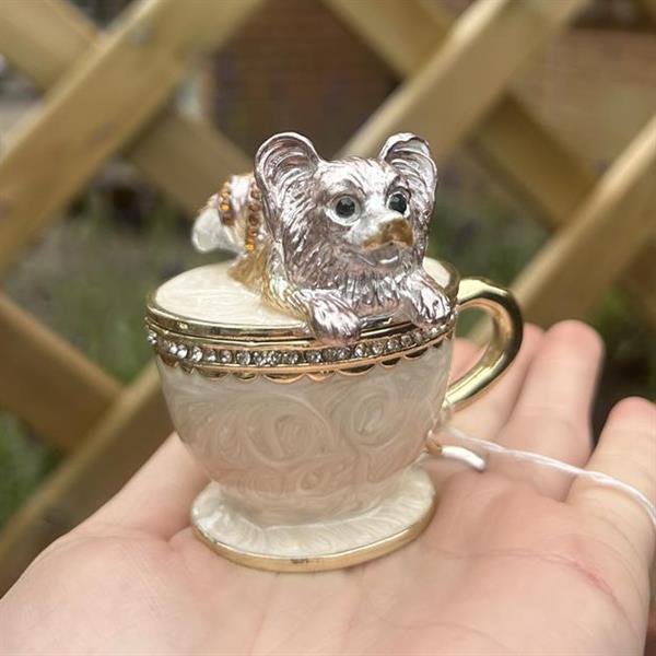 Teacup Pup Trinket Box