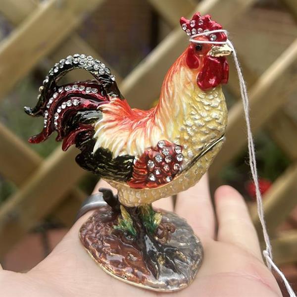 Rooster Trinket Box