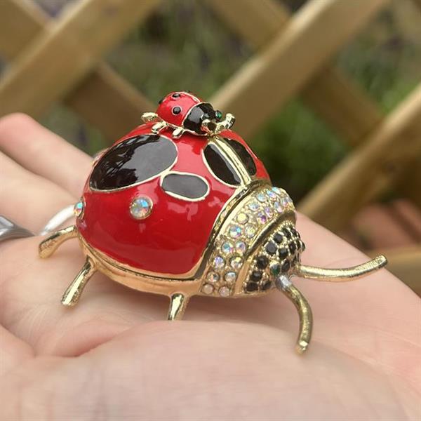 Ladybug Trinket Box