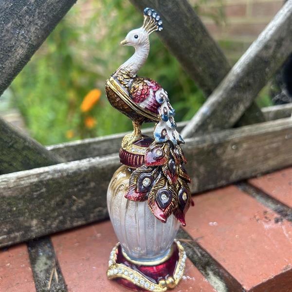 Peacock Trinket Box