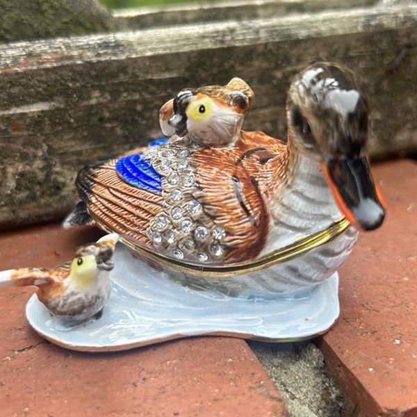 Duck and Ducklings Trinket Box