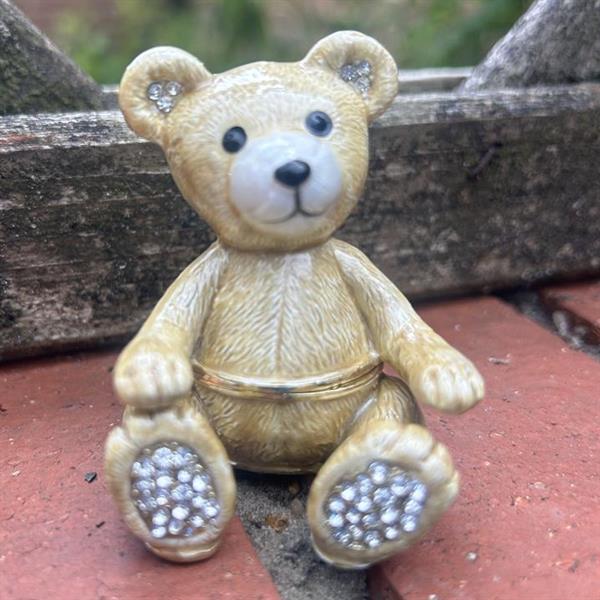 Teddy Bear Trinket Box