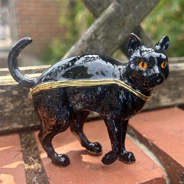 Black Cat Trinket Box