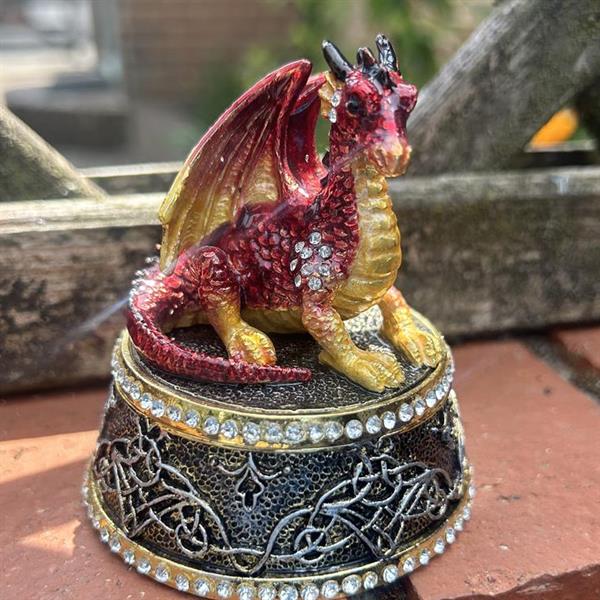 Red Dragon Trinket Box