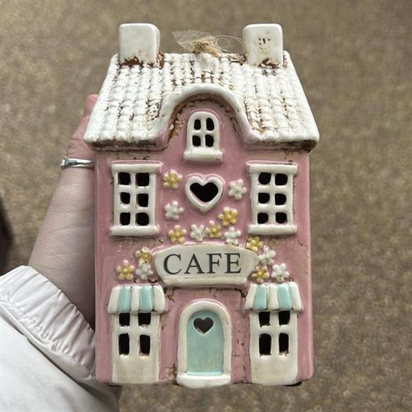 Cafe tea light pottery