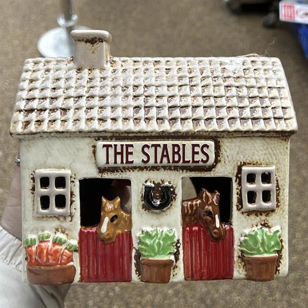 The Stables tea light pottery